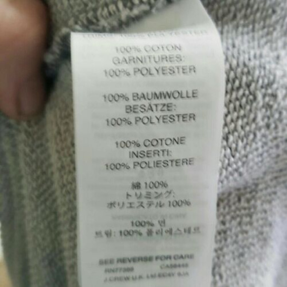 ❤SOLD❤J. CREW VIDEO Ruffle Hem Sweatshirt Gray Top - Picture 12 of 12